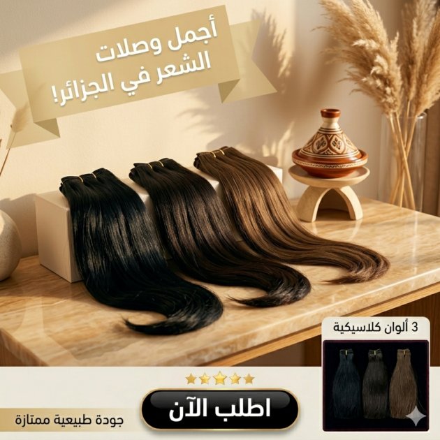 60 cm شعر مستعار نصف طبيعي